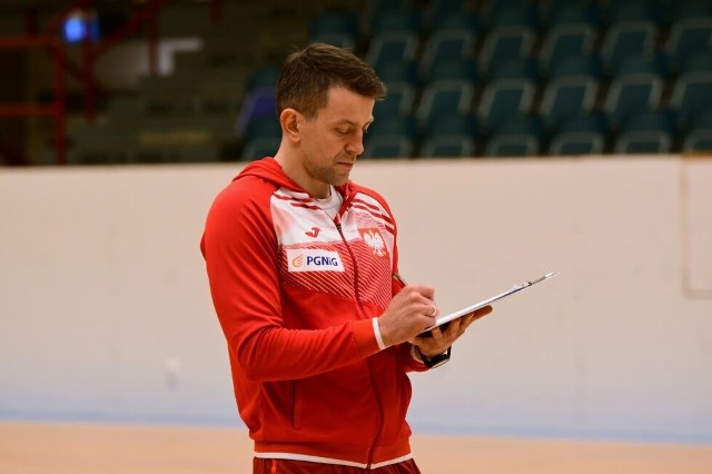 Trener polskiej reprezentacji Patryk Rombel