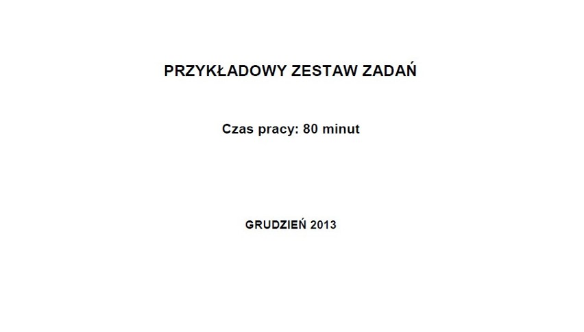 Sprawdzian szóstoklasisty 2015. Przykładowe zadania. Język polski i matematyka [ARKUSZE,ODPOWIEDZI]