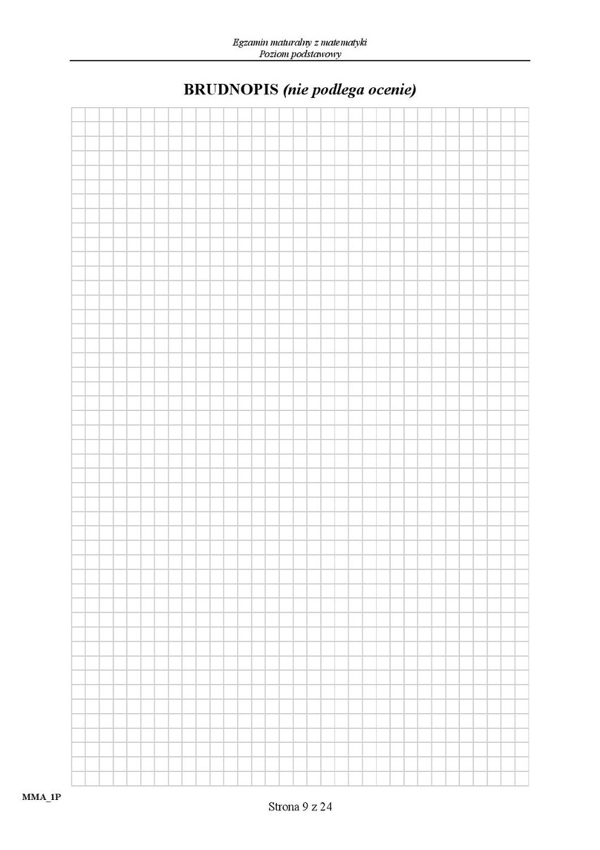 Stara matura 2016: Matematyka poziom podstawowy [ODPOWIEDZI,...