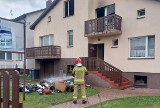 Pożar poddasza domu w miejscowości Ignacówka. W budynku był nieprzytomny mężczyzna. Uratowali go strażacy