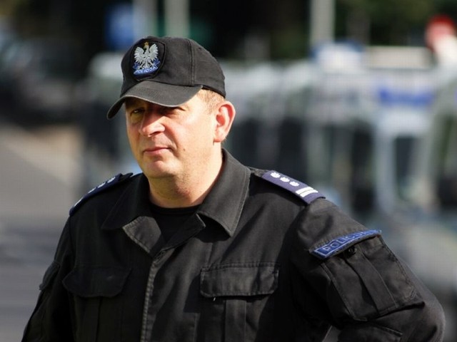 Insp. Sebastian Banaszak, komendant zielonogórskiej policji.