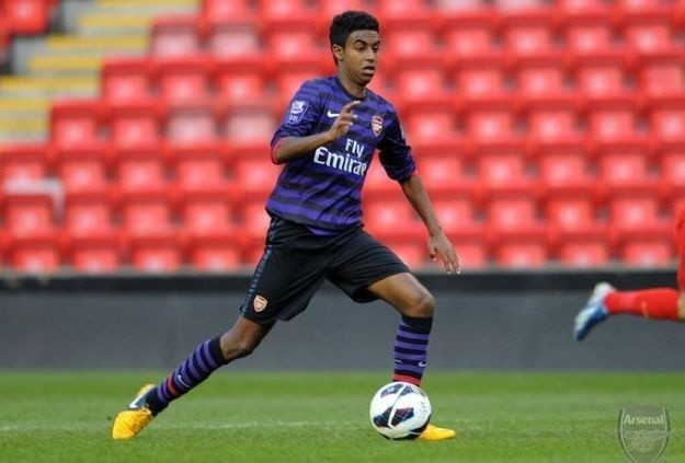 Gedion Zelalem w barwach Arsenalu.
