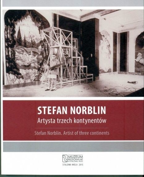 Okładka książki prezentującej twórczość Stefana Norblina, wydanej przez Muzeum Regionalne.