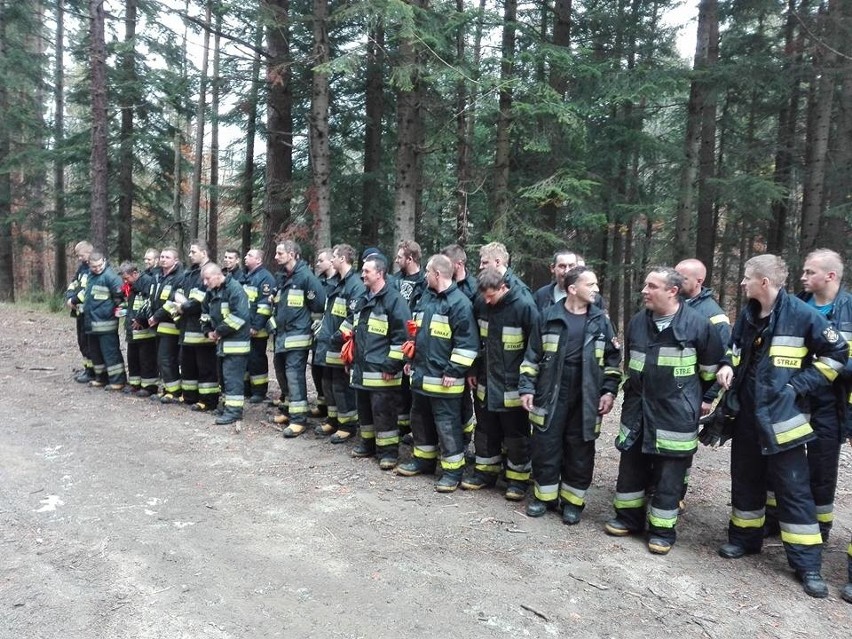 Zawoja. Ćwiczyli na wypadek pożaru lasu [ZDJĘCIA]