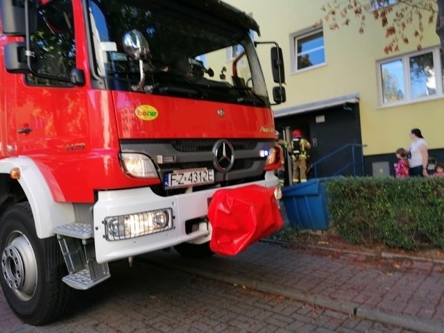 Zdjęcia z akcji strażaków przy ul. Konicza w Zielonej Górze dostaliśmy  od naszego Czytelnika