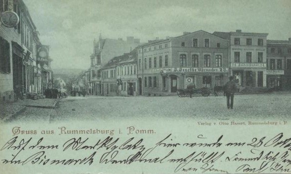 Rynek w Miastku - 1899