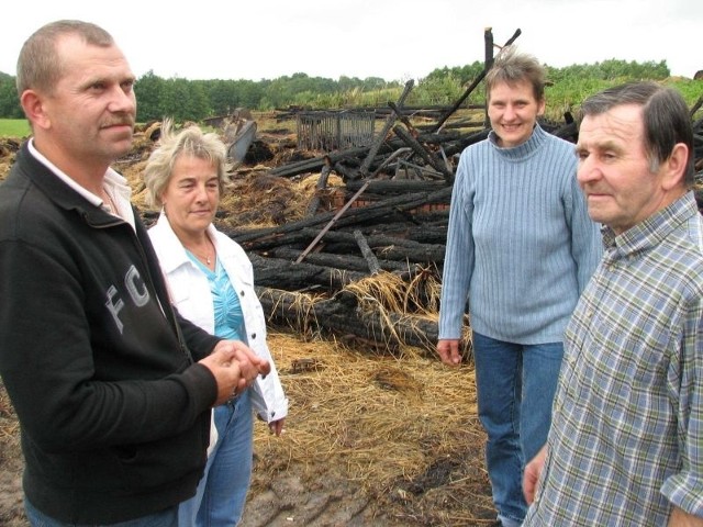 Pogorzelisko w Rostkach k. Elku