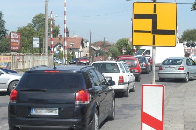 Korki w Krośnie od lat są zmorą kierowców.