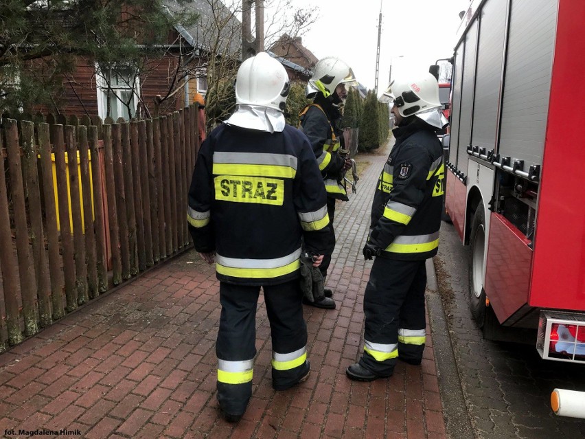 Do pożaru domu przy ul. Świerkowej wysłano dwa zastępy OSP...