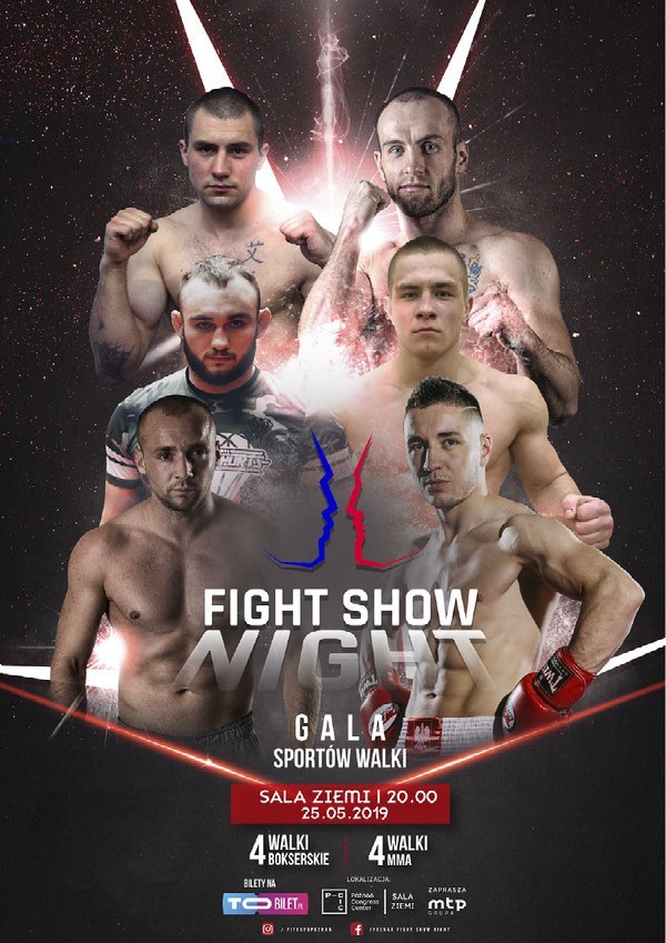 Organizatorzy gali Poznań Fight Show Night planują kartę walk z czterem starciami MMA i czterema pojedynkami bokserskimi