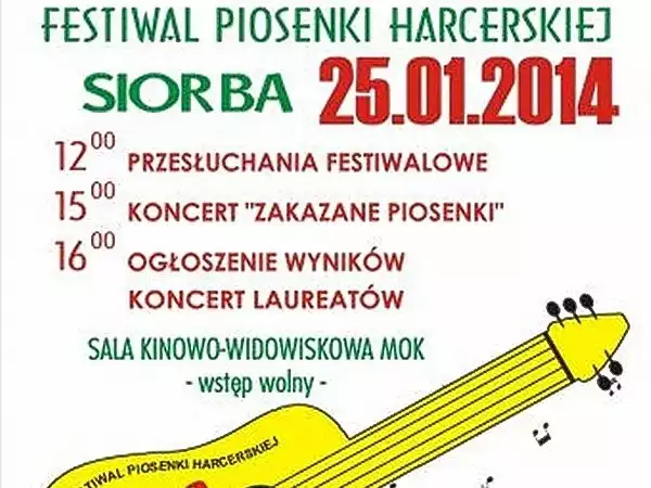 W piątek w Międzyrzeckim Ośrodku Kultury odbędzie się harcerski festiwal piosenki "Siorba&#8221;.