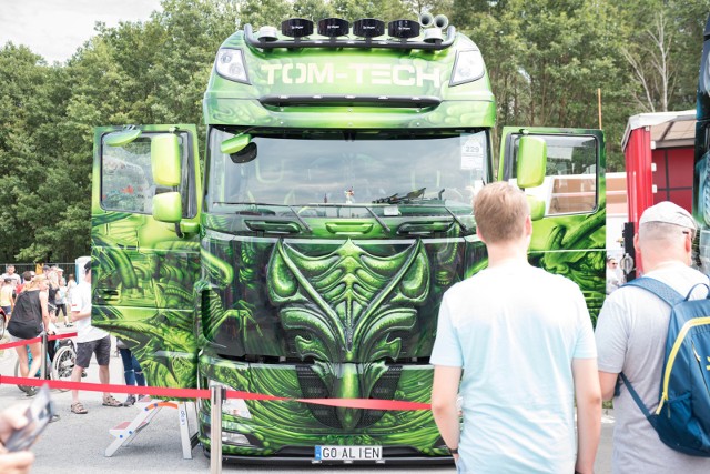 DAF „Alien” z firmy Tom-Tech to jedna z najładniejszych ciężarówek na zlocie Master Truck 2017.