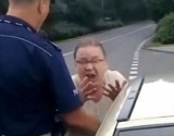 Babcia wulgarnie zaatakowała policjanta  [wideo]