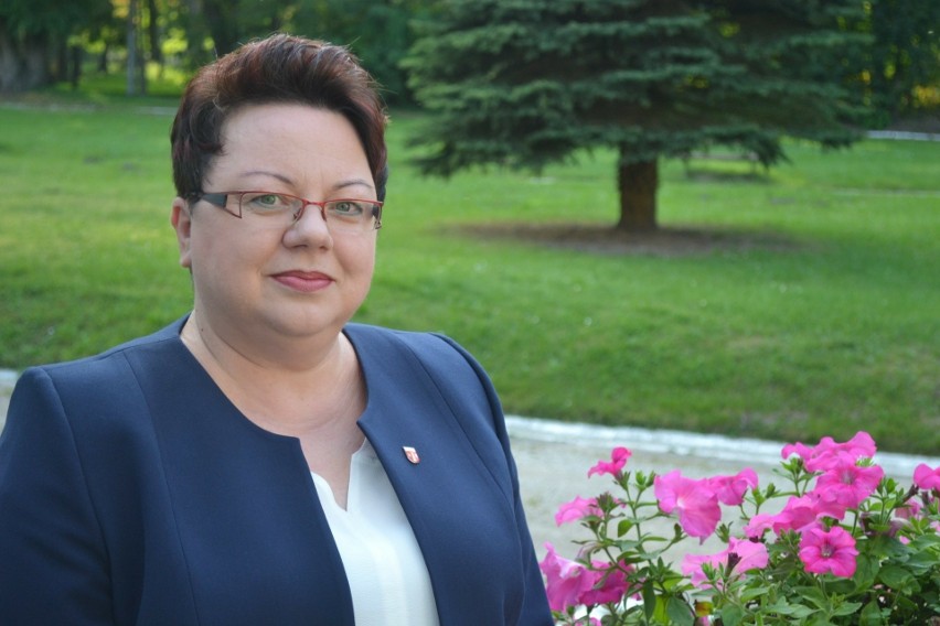 Monika Bolewska, wójt gminy Nagłowice w latach 2014-2018...