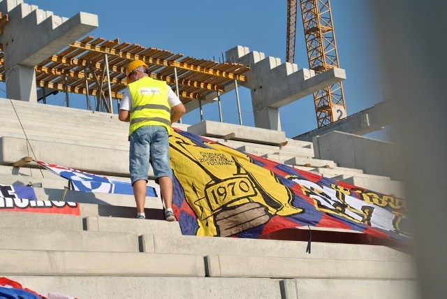 Stadion Górnika Zabrze przed pierwszym meczem sezonu z Legią Warszawa