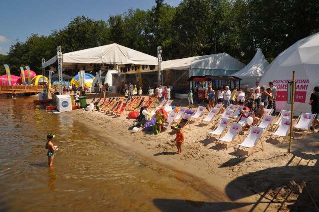 Projekt plaża w Szczecinku.