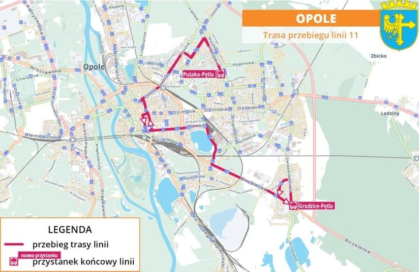 Zmienione trasy autobusów miejskich w Opolu.
