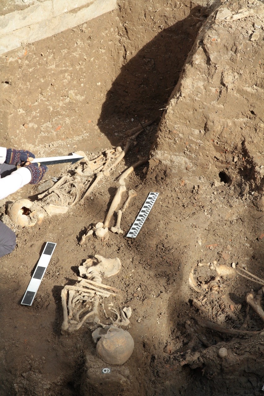 Ludzkie szczątki odkryte w rejonie kościoła farnego...