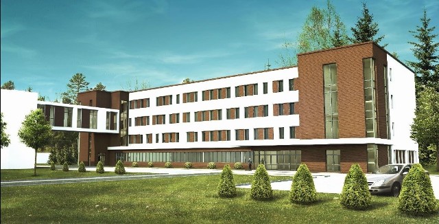 Tak będzie wyglądał nowy pawilon Szpitala Powiatowego w Nowej Dębie.