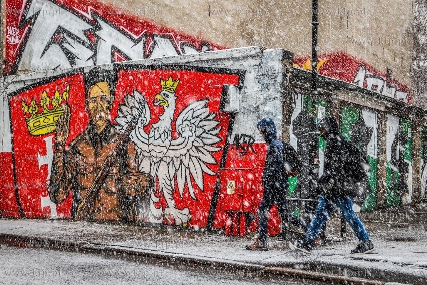 Śnieżyca w Gdańsku