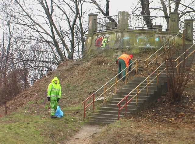 Okolice platformy widokowej są regularnie sprzątane