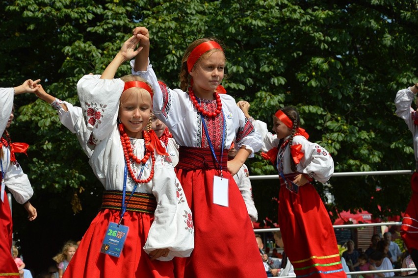 Dzieci z Mystkowa i ze Sławuty na Ukrainie oczarowały publiczność [ZDJĘCIA]