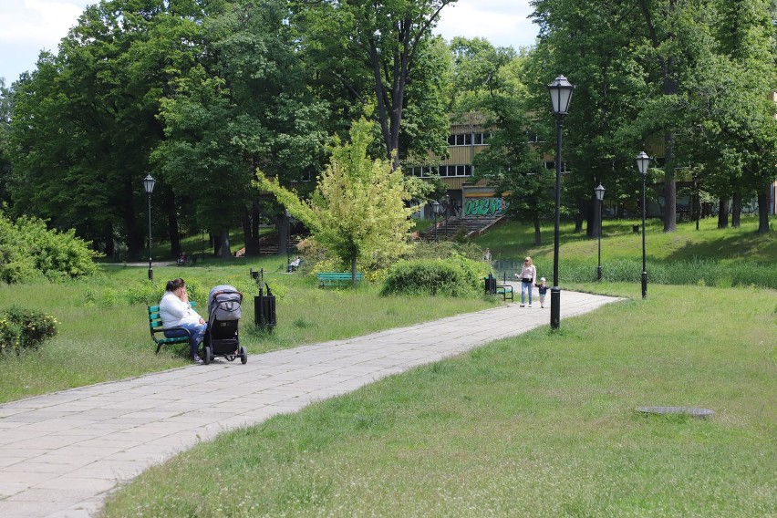 Remont parku Helenów w Łodzi