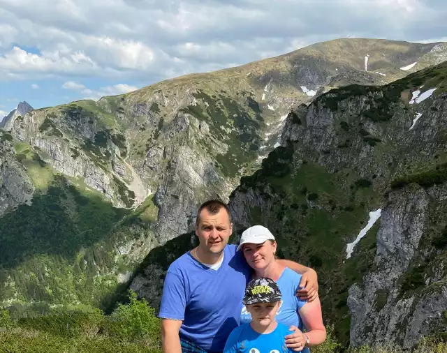 Agnieszka Jastrzębska z mężem w polskich górach. Więcej na kolejnych zdjęciach