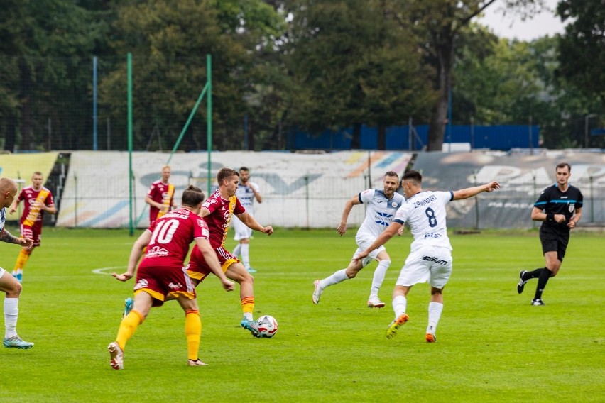 Chojniczanka wygrała w Krakowie z Hutnikiem 2:0 (30.09.2023)