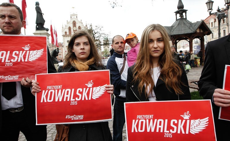 Marian Kowalski, kandydat Ruchu Narodowego w wyborach...