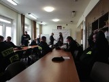 Strażacy szkolili się w Komendzie Powiatowej Państwowej Straży Pożarnej w Końskich