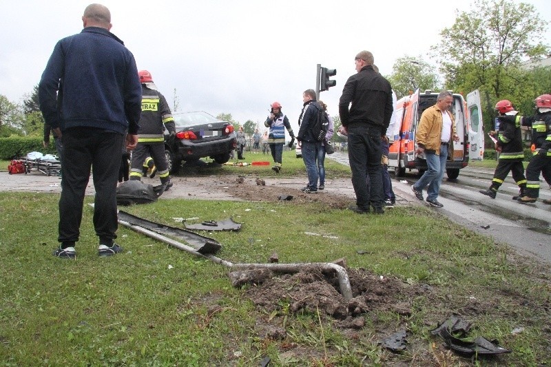 Śmiertelny wypadek na skrzyżowaniu w Kielcach