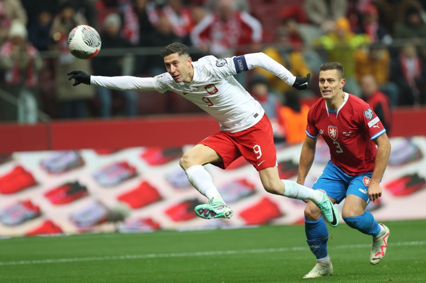 Robert Lewandowski i mecz Polska - Czechy
