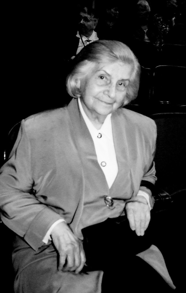 Stefania Cholewczyńska-Derwich zmarła w wieku 87 lat