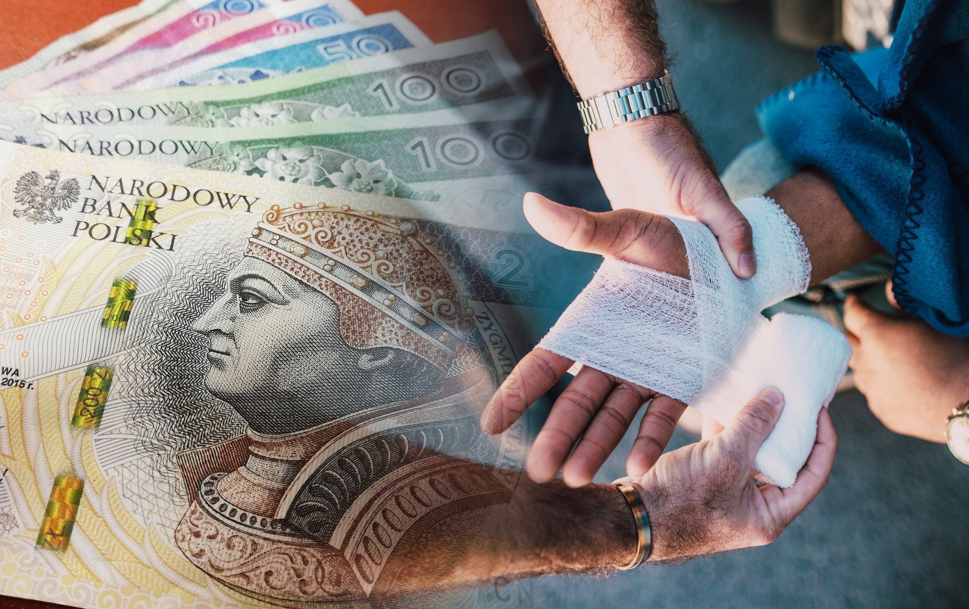 Tyle teraz ZUS płaci za 1 procent uszczerbku na zdrowiu. Wyższe