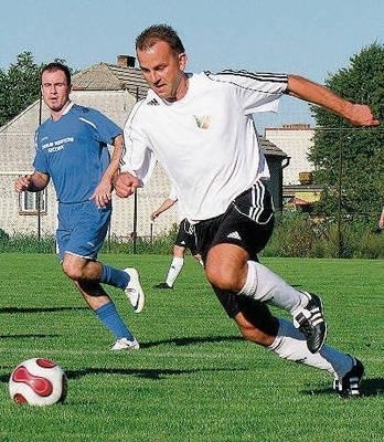 Jeden z najbardziej doświadczonych graczy Wolanii Piotr Brożek Fot. Łukasz Zając