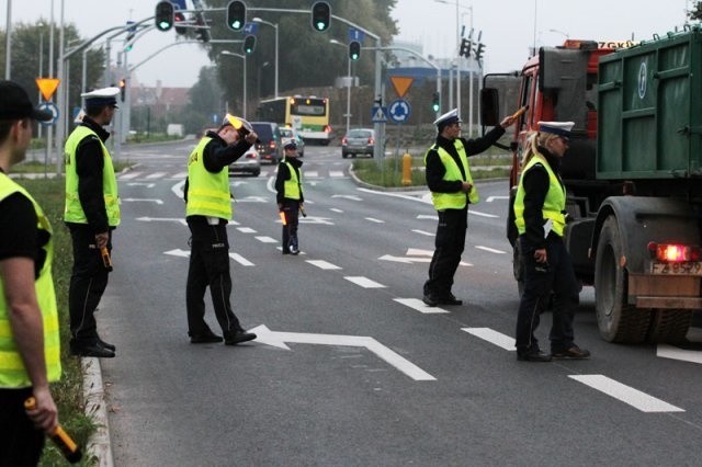 Zielonogórska policja na akcji "Trzeźwy kierowca".