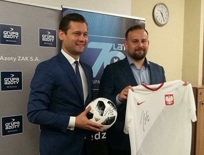 Wiceprezes Grupy Azoty ZAK S.A. Kamil Bortniczuk i dyr. TVP...