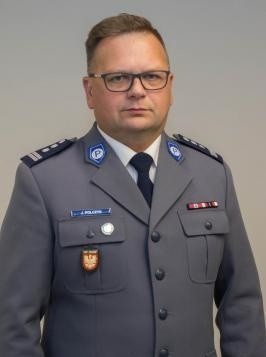 Komendant Powiatowy Policji w Bochni inspektor Jerzy Polczyk...