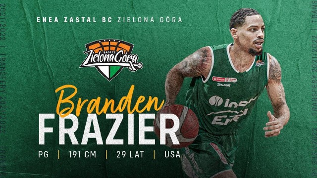 Amerykanin Branden Frazier podpisał roczny kontrakt z Eneą Zastalem BC Zielona Góra