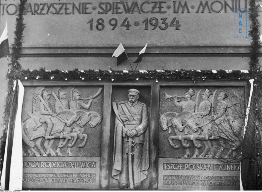 11 listopada 1934. Tablica pamiątkowa ku czci Józefa...