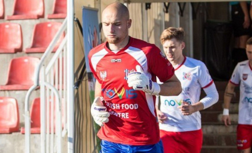 3 liga. Bramkarz Wisły Sandomierz, wychowanek Korony Kielce Jakub Borusiński jest gotowy, by grać wyżej