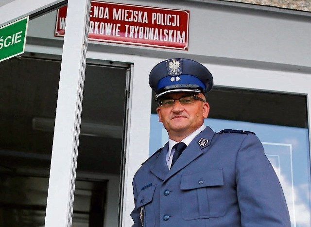 Komendant miejski policji w Piotrkowie młodszy insp. Dariusz Walichnowski czeka na ustalenia z postępowania dyscyplinarnego