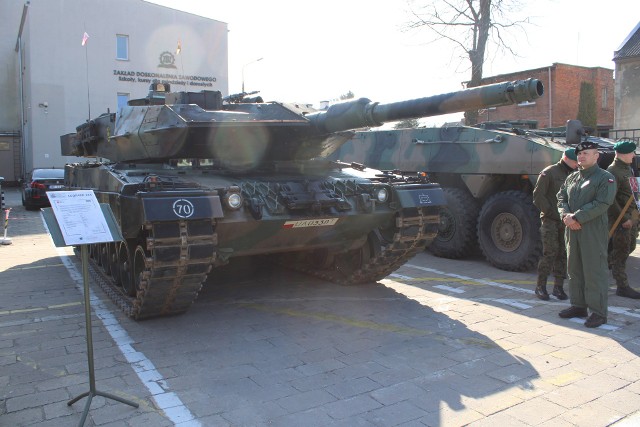 Czołg Leopard można zobaczyć na Wojskowych Targach Służby i Pracy w Radomiu.