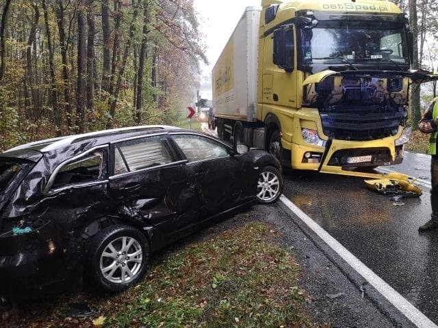 Uwaga kierowcy, utrudnienia na drodze krajowej nr 25. W...