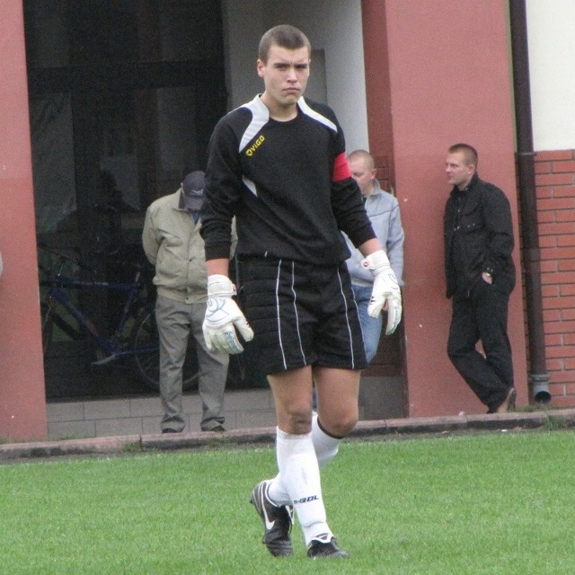 Gol w meczu z Bobrem był dla Adriana Orłowskiego już trzecim trafieniem w tym sezonie.