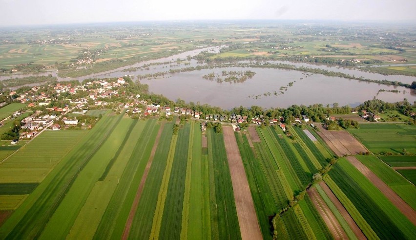 Opatowiec podtopiony. Krajobraz po "wielkiej wodzie" [ZDJĘCIA]