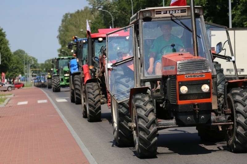 Protest rolników na DK 19