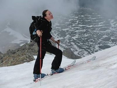 Film dotyczy głównie narciarstwa zjazdowego, ale prezentuje także inne możliwości uprawiania tego sportu - w tym narciarstwo skiturowe (na zdjęciu) Fot. Agnieszka Szymaszek
