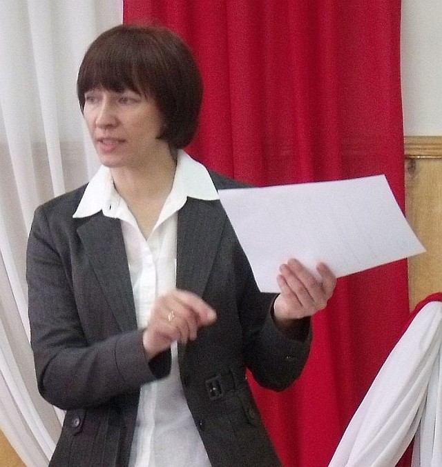 Elżbieta Błaszczak, przewodnicząca Rady Gminy w Łysych.